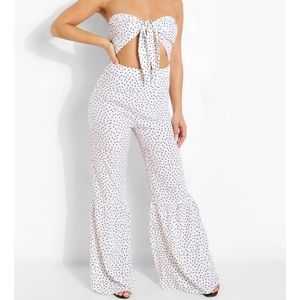 Boho polka dot jumpsuit